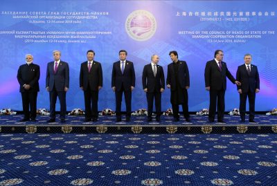 Leaders of the SCO countries pose for a family photo during the Shanghai Cooperation Organization (SCO) summit in Bishkek, Kyrgyzstan 14 June, 2019 (Photo: Reuters/ Zavrazhin).