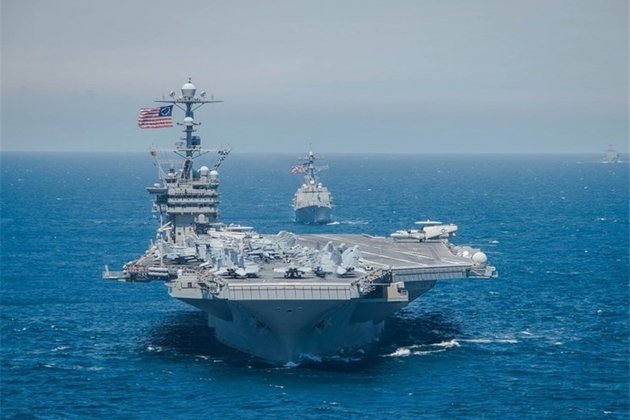US Navy Carrier Conducts Exercises in South China Sea
