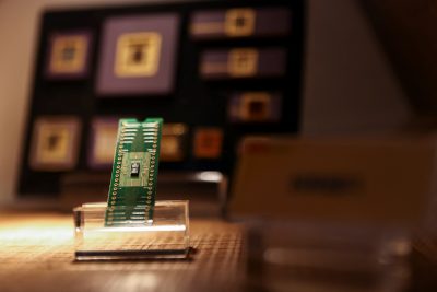A chip is pictured at the Taiwan Semiconductor Research Institute (TSRI) at Hsinchu Science Park in Hsinchu, Taiwan on 16 September 2022. (Photo: Reuters/Ann Wang)
